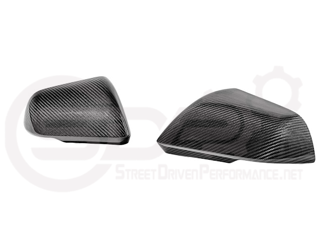 2015-2023 FORD MUSTANG W/ SIGNAL LIGHT | CARBON FIBER SIDE MIRROR CAP COVER PAIR